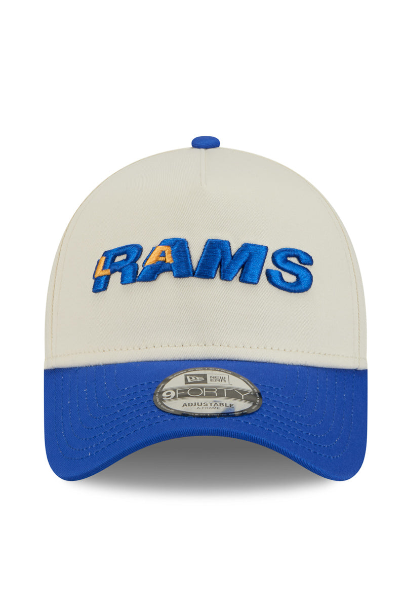 940 A-Frame LA Rams Off White Cap - Mens