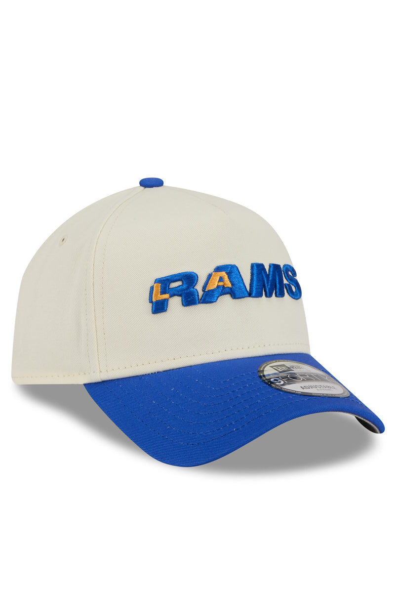 940 A-Frame LA Rams Off White Cap - Mens