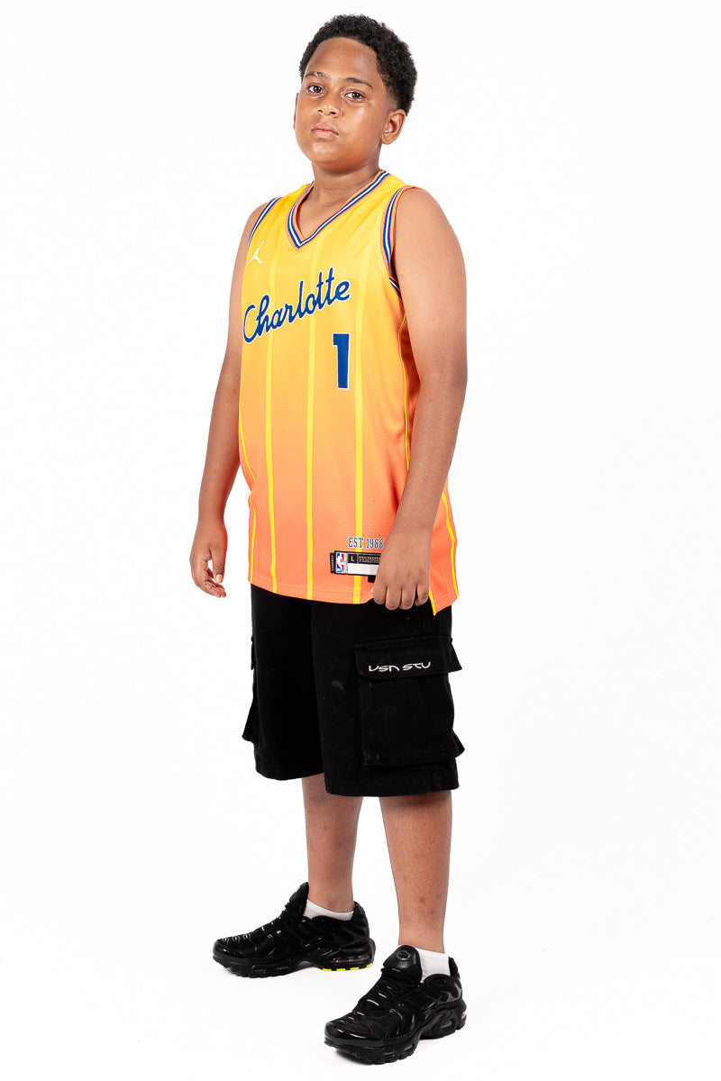 Charlotte Hornets LaMelo Ball City Edition Youth Jerse