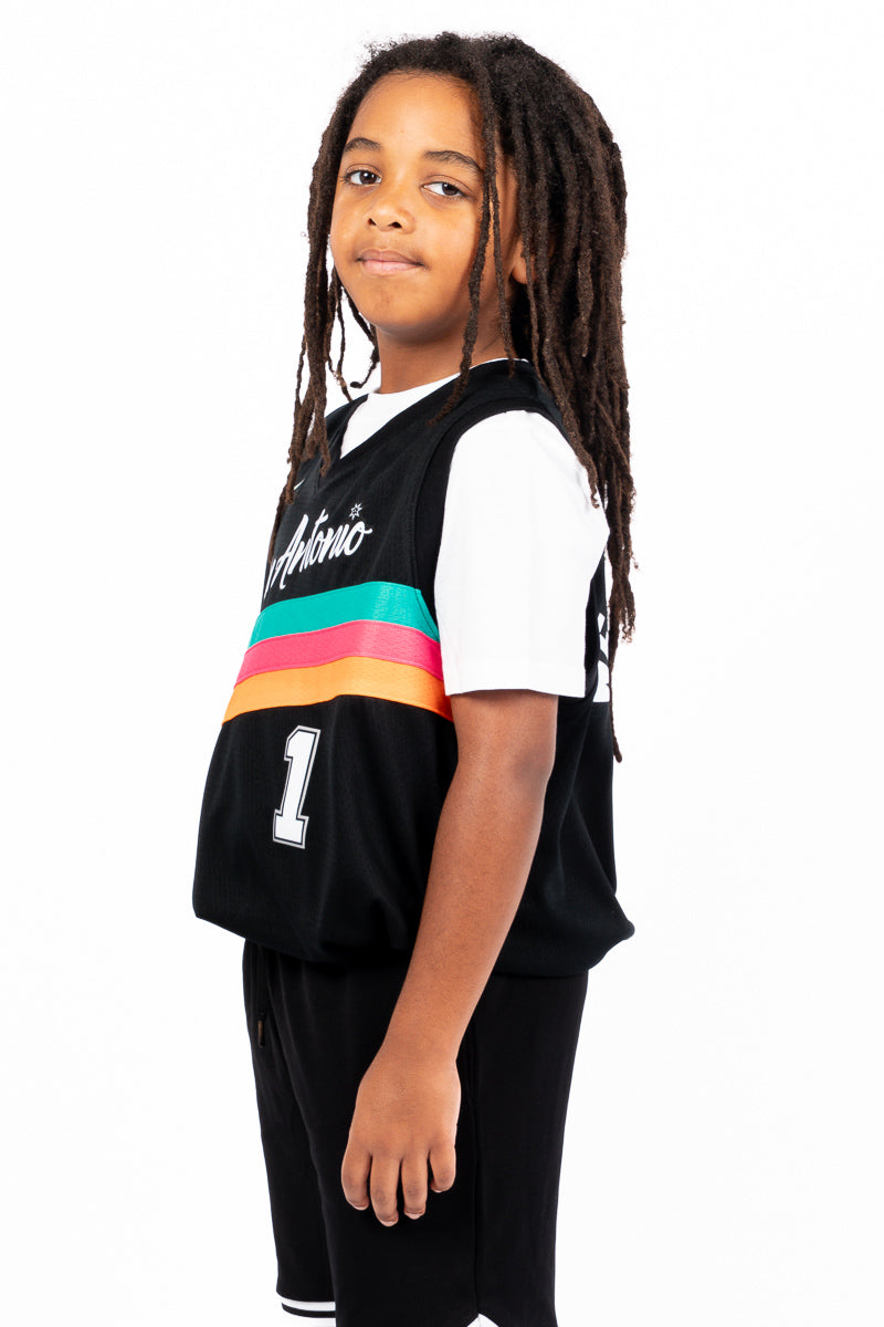 San Antonio Spurs Wembanyama City Edition Youth Swingman Jersey