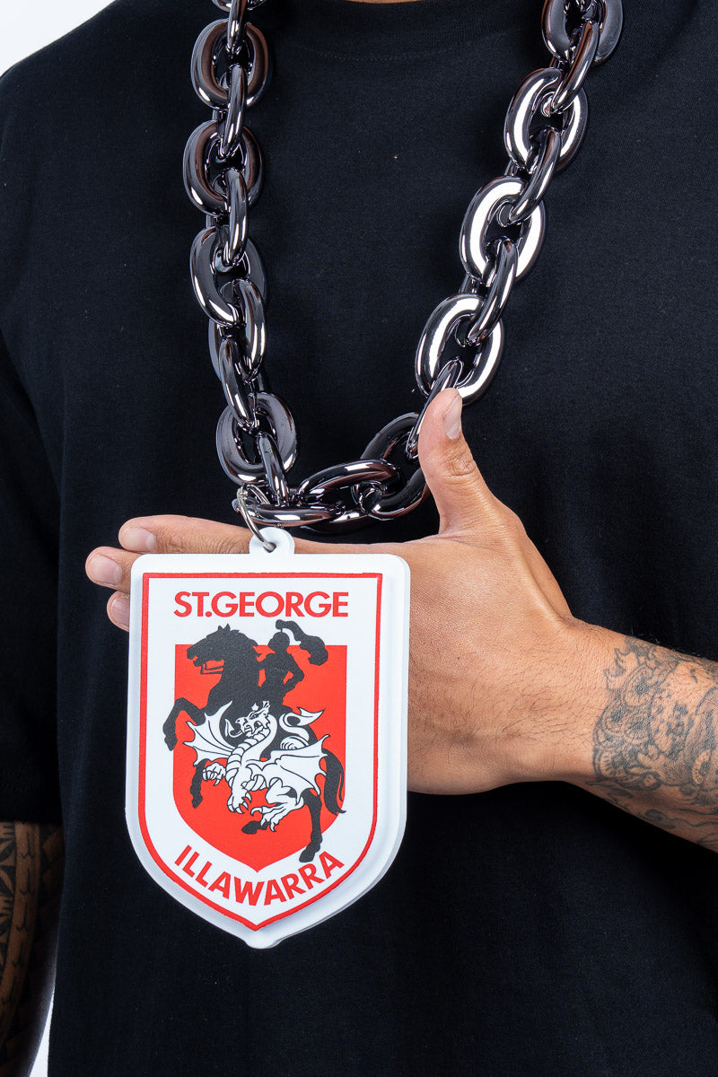 St. George Illawarra NRL Foam Black Chain - Mens