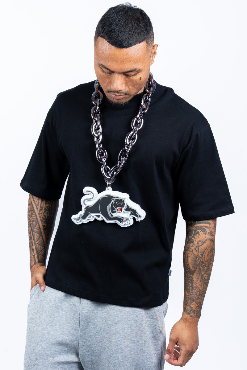 Penrith Panthers NRL Foam Black Chain - Mens