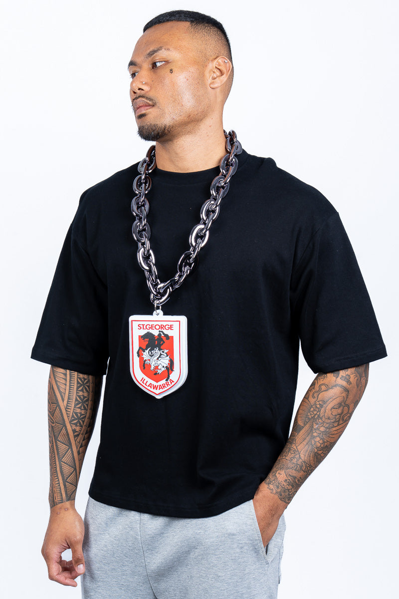 St. George Illawarra NRL Foam Black Chain - Mens