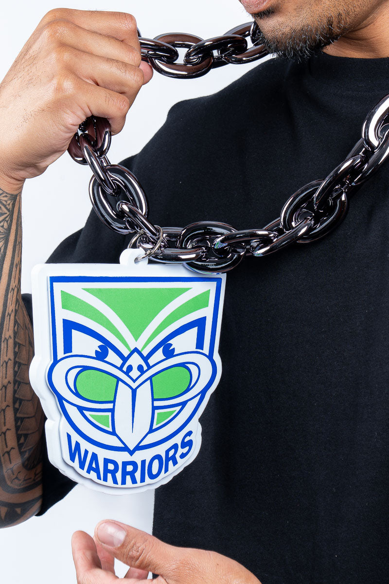 NZ Warriors NRL Foam Black Chain - Mens