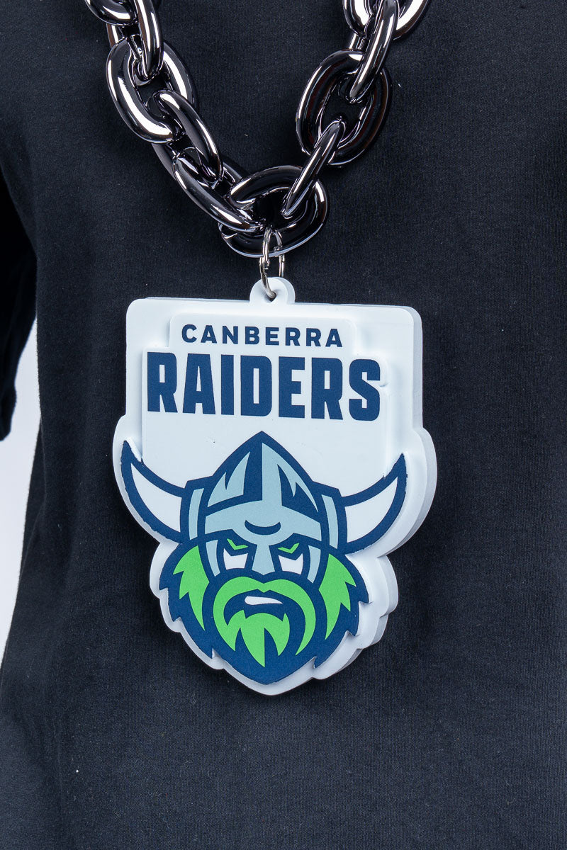Canberra Raiders NRL Foam Black Chain - Mens