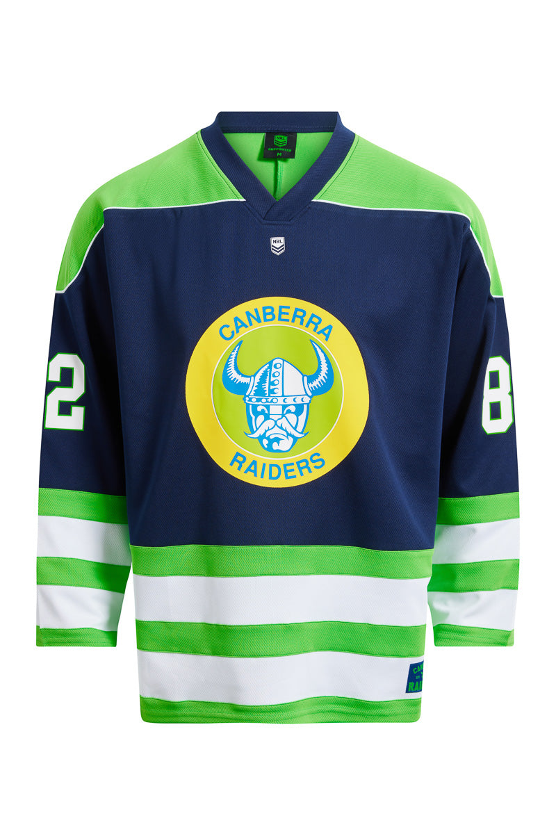 Canberra Raiders Sleeve Hockey Jersey - Mens