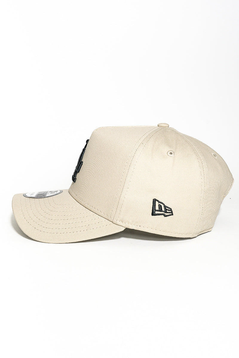 LA Dodgers 940 A-Frame Stone Black Cap - Mens