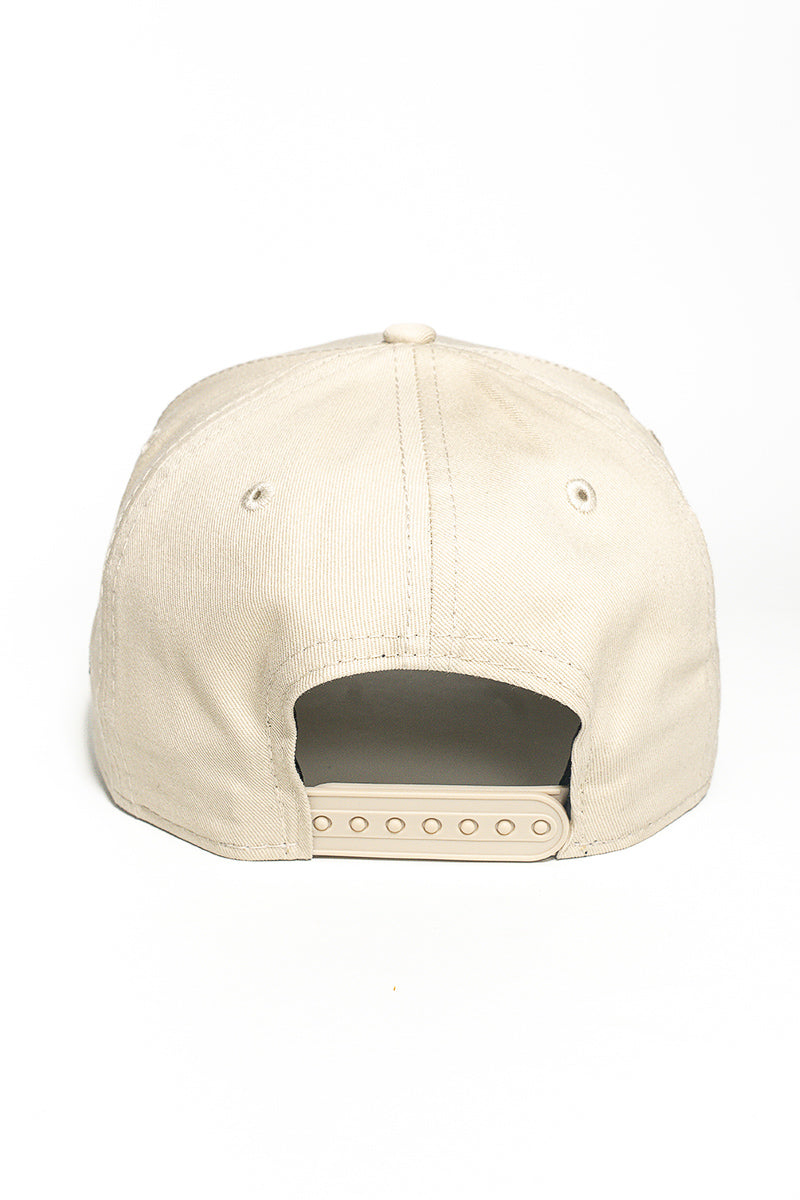 LA Dodgers 940 A-Frame Stone Black Cap - Mens