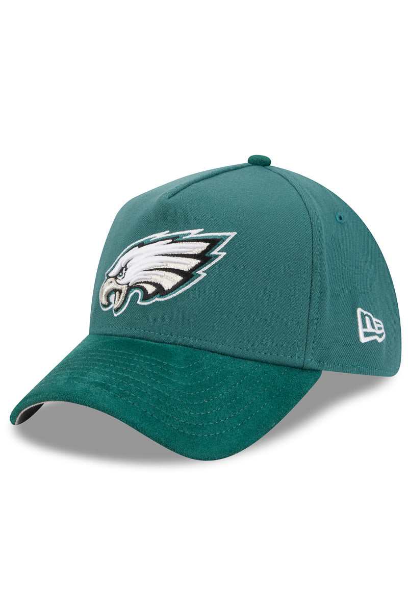 Philadelphia Eagles Suede 39Thirty A-Frame Fitted Cap - Mens