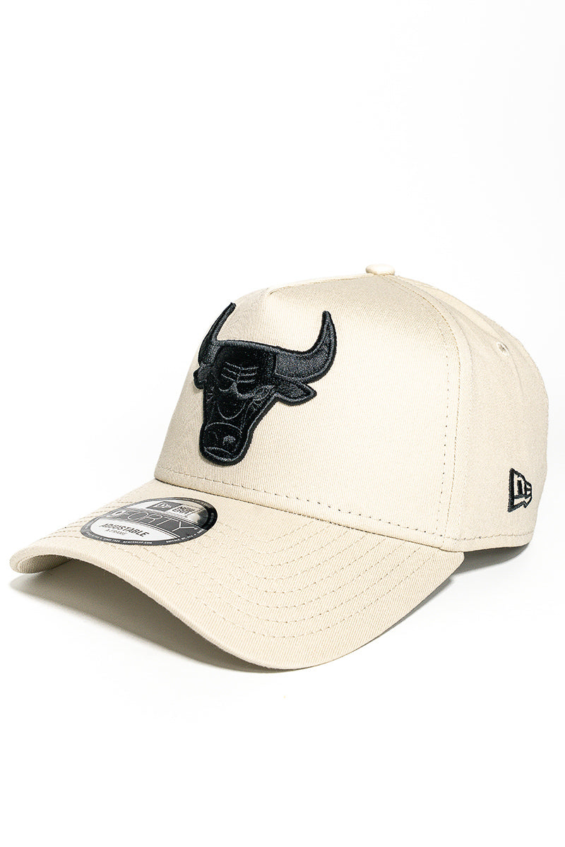 Chicago Bulls 940 A-Frame Stone Black Cap - Mens