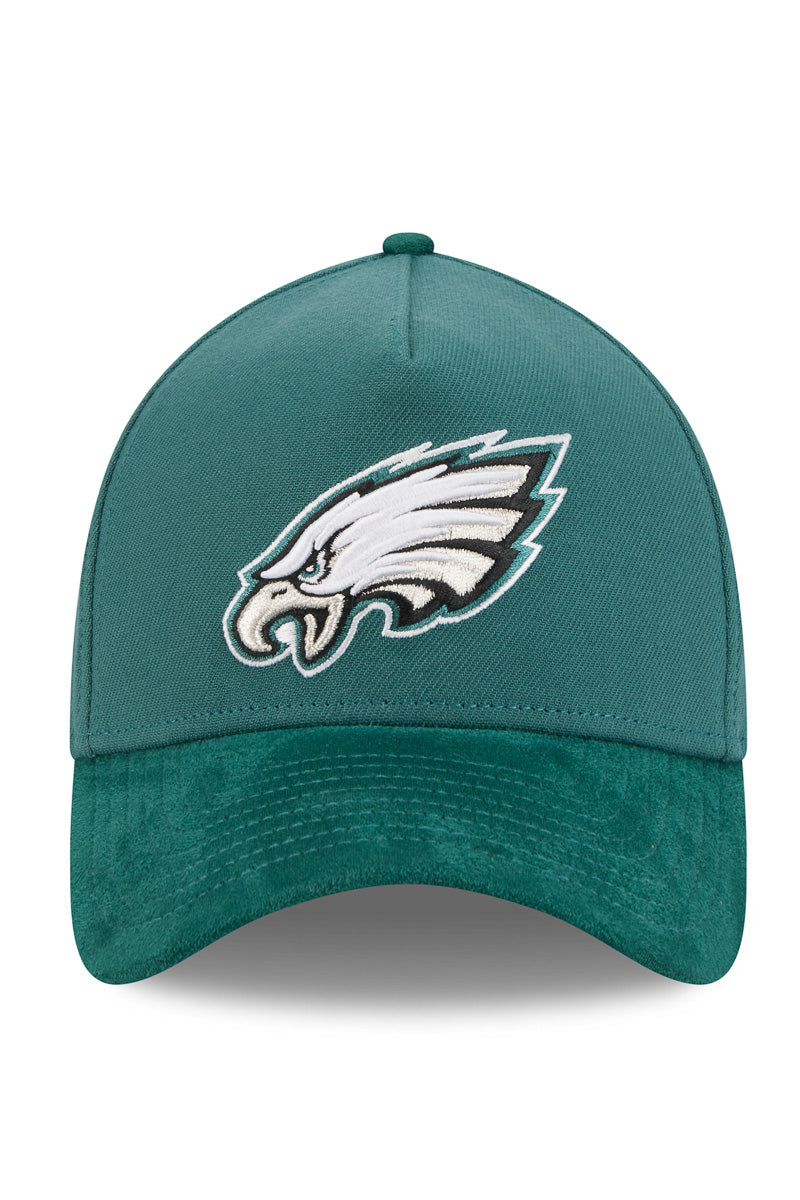 Philadelphia Eagles Suede 39Thirty A-Frame Fitted Cap - Mens