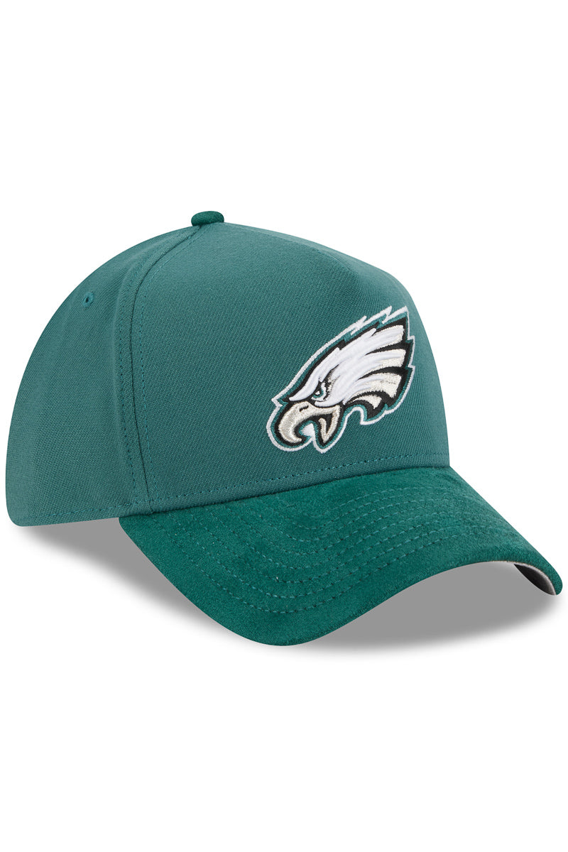 Philadelphia Eagles Suede 39Thirty A-Frame Fitted Cap - Mens