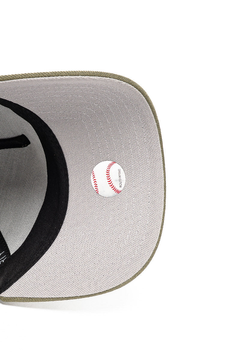 9Forty LA Dodgers Olive Side Patch Cap - Womens