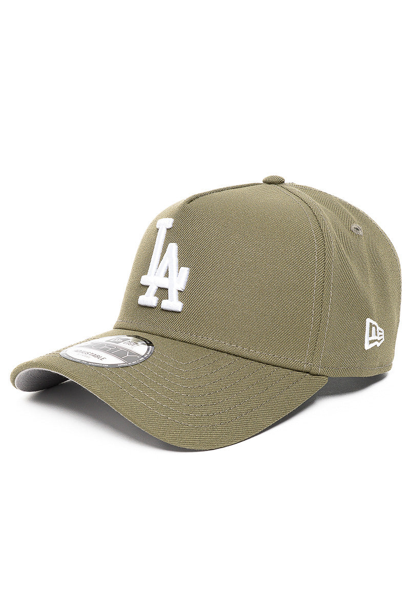 9Forty LA Dodgers Olive Side Patch Cap - Womens