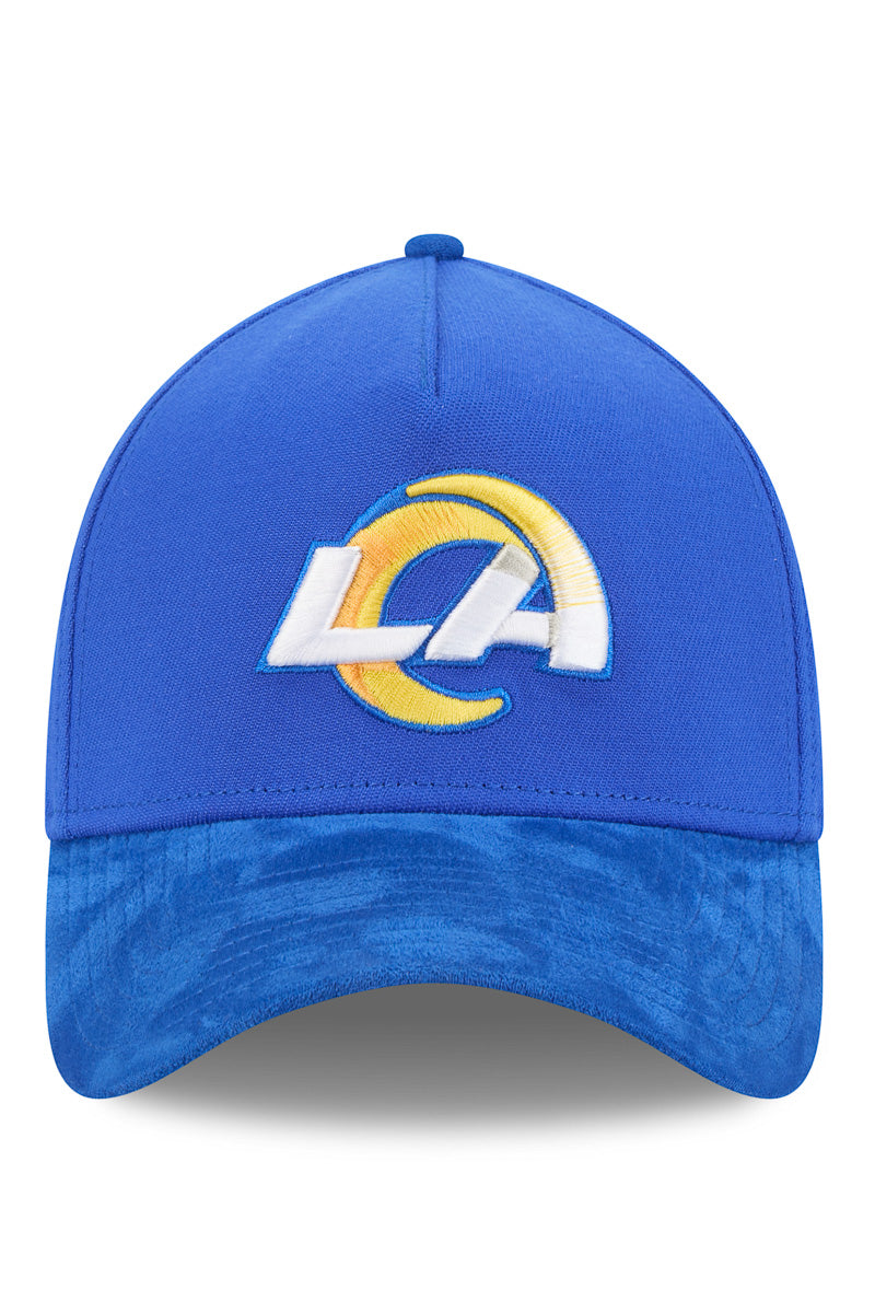 LA Rams Suede 39Thirty A-Frame Fitted Cap - Mens