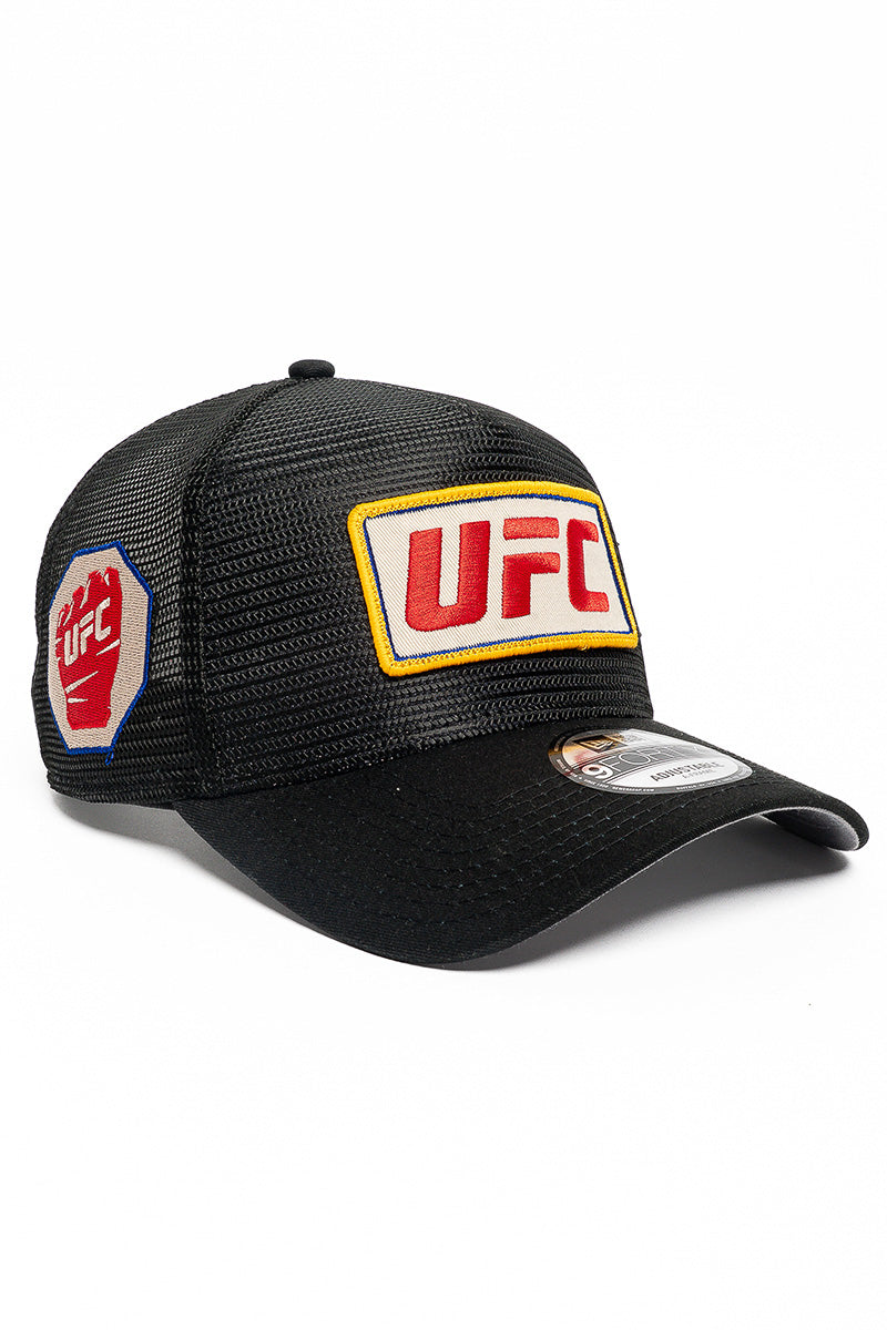9Forty Trucker UFC Black Cap - Mens