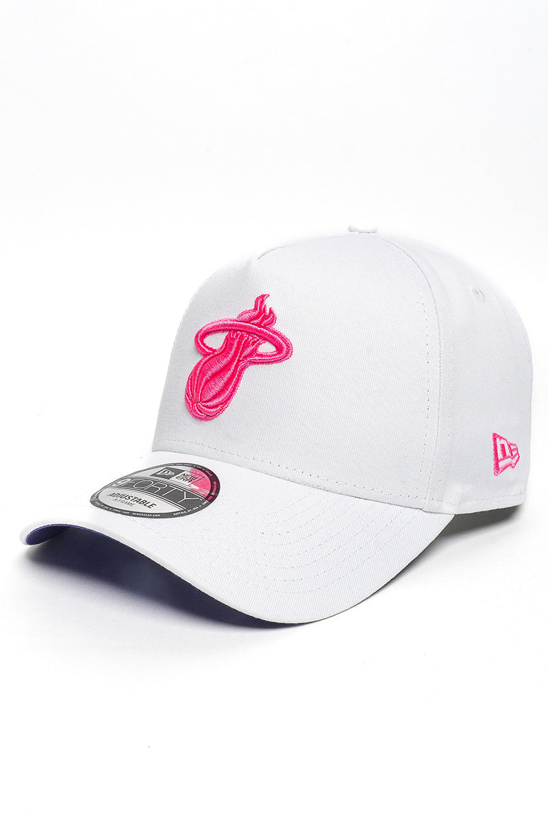 9Forty Miami Heat Neon Pop Cap - Men's