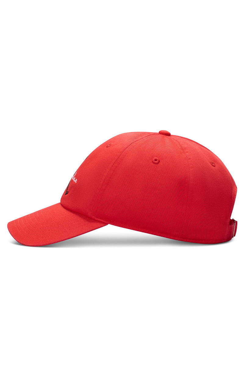 U J CLB CAP US CB FLT SCRPT - CHILE RED/WHITE/BLACK - Mens