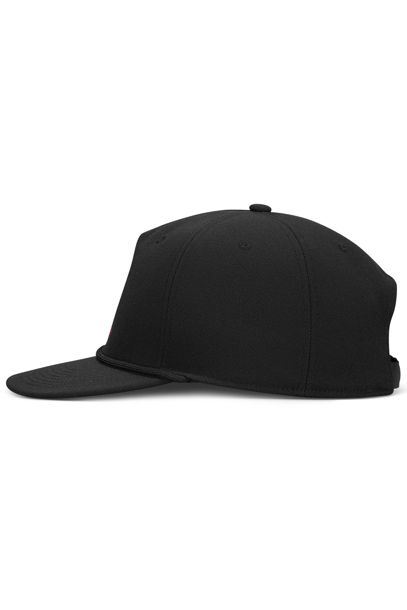 U J PRO CAP US FB FLT CLB 5PNL - BLACK/BLACK - Mens