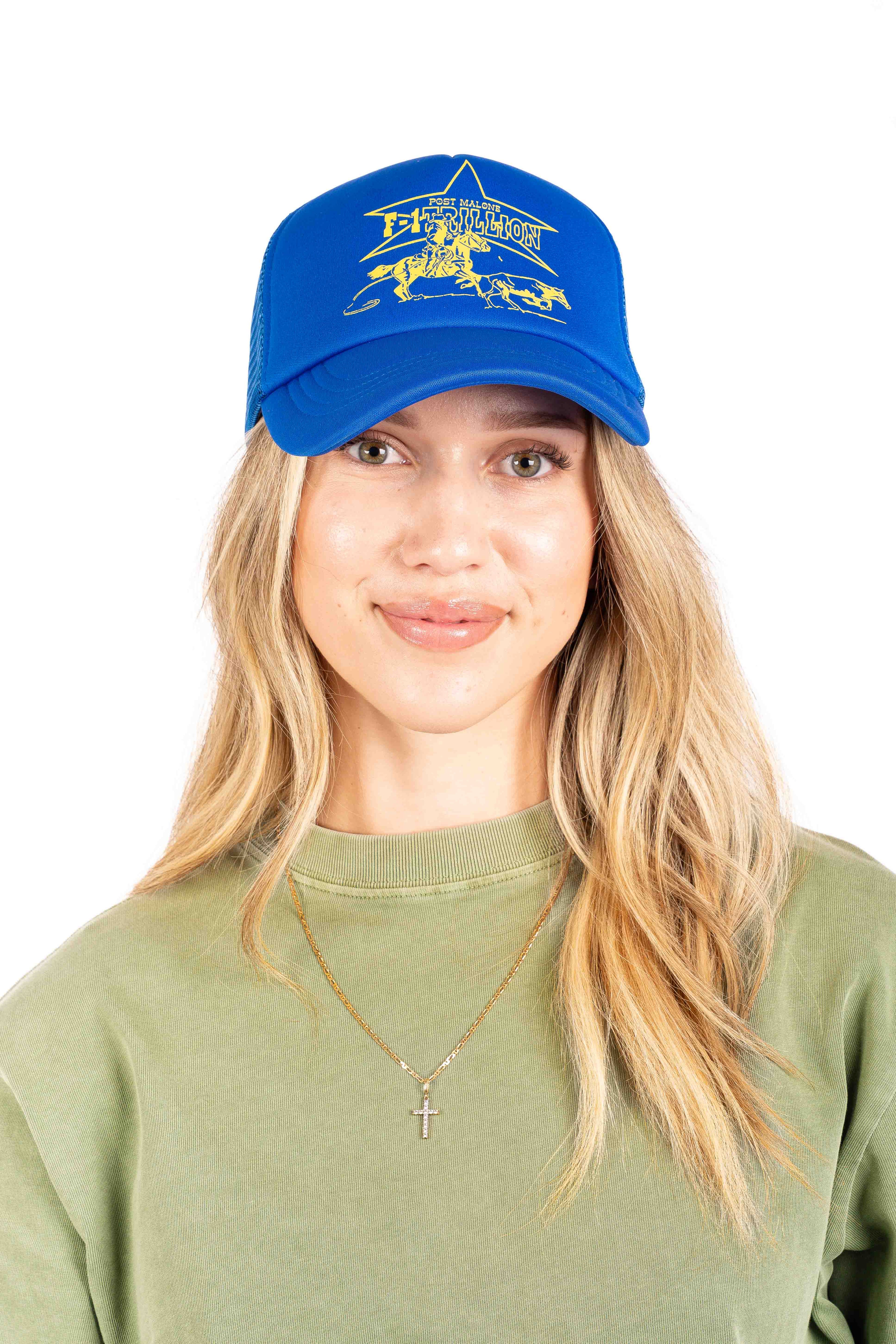 POST MALONE FOAM CAP - BLUE - Womens