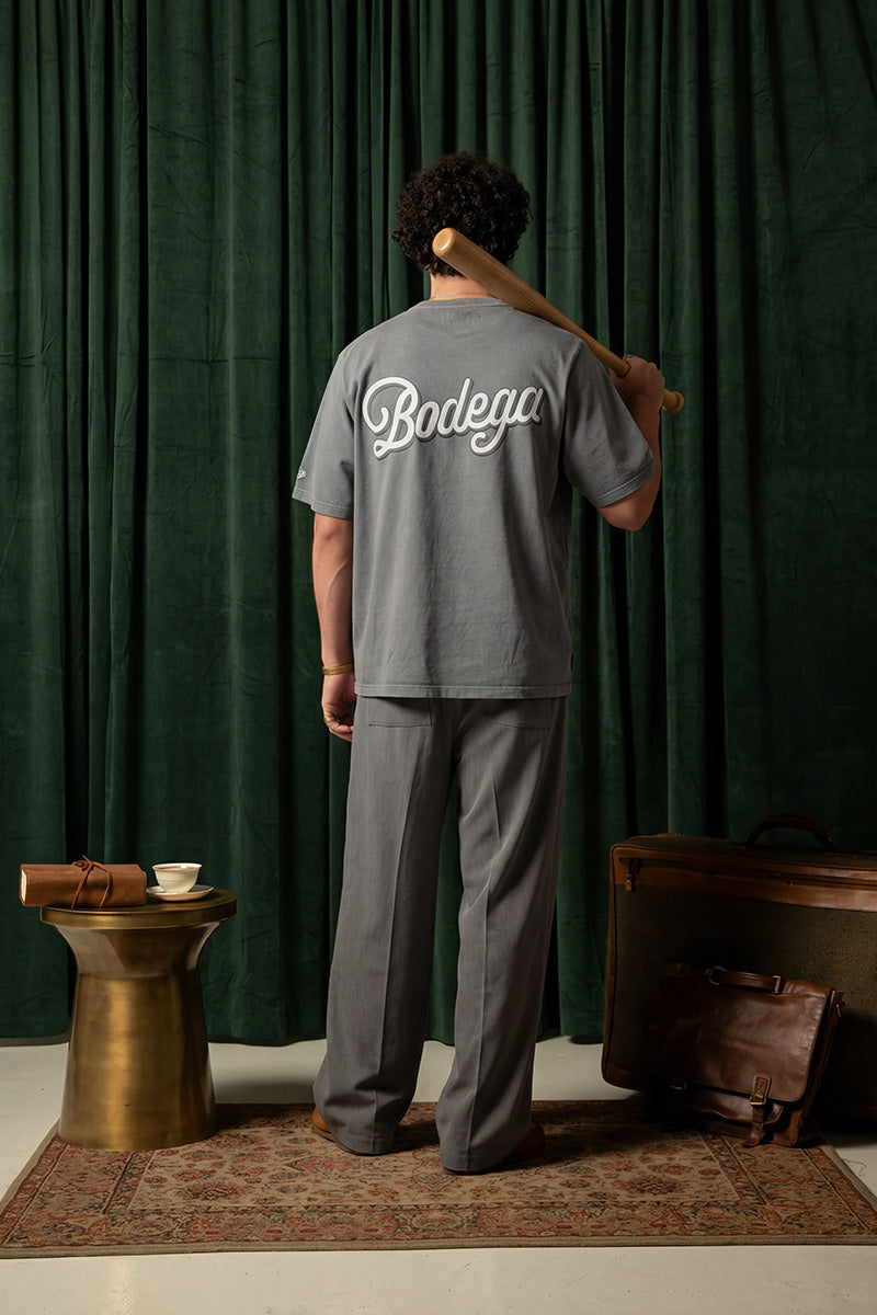 American Bodega Charcoal Puff Logo Heavyweight Tee - Mens
