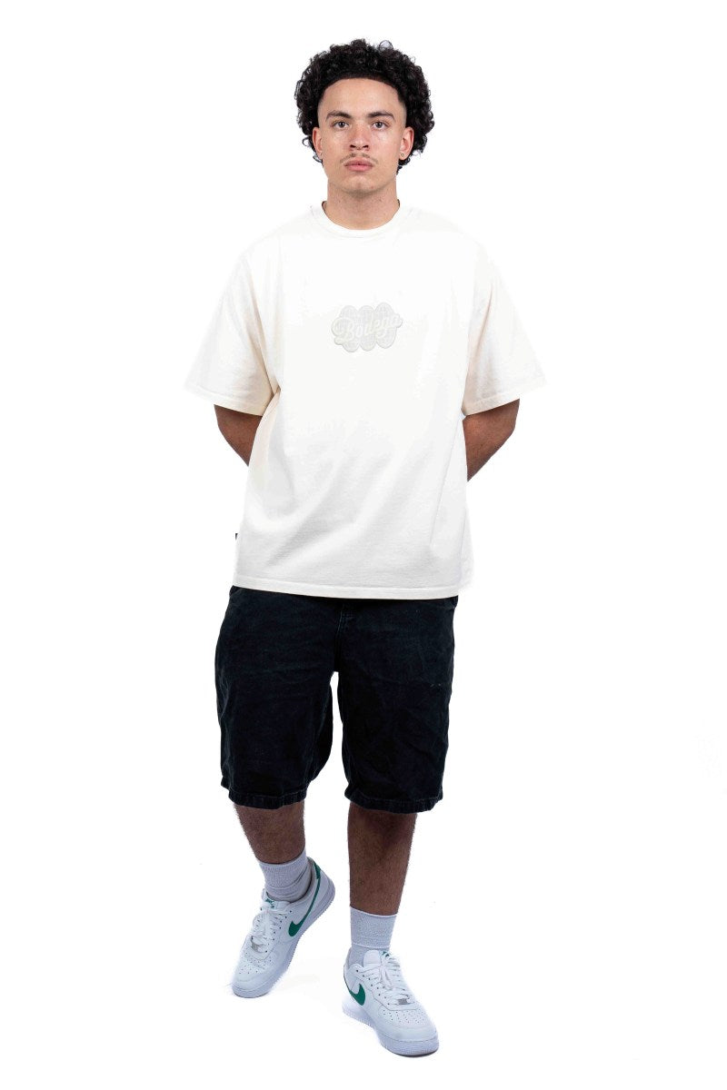 American Bodega Off White Puff Logo Tee - Mens