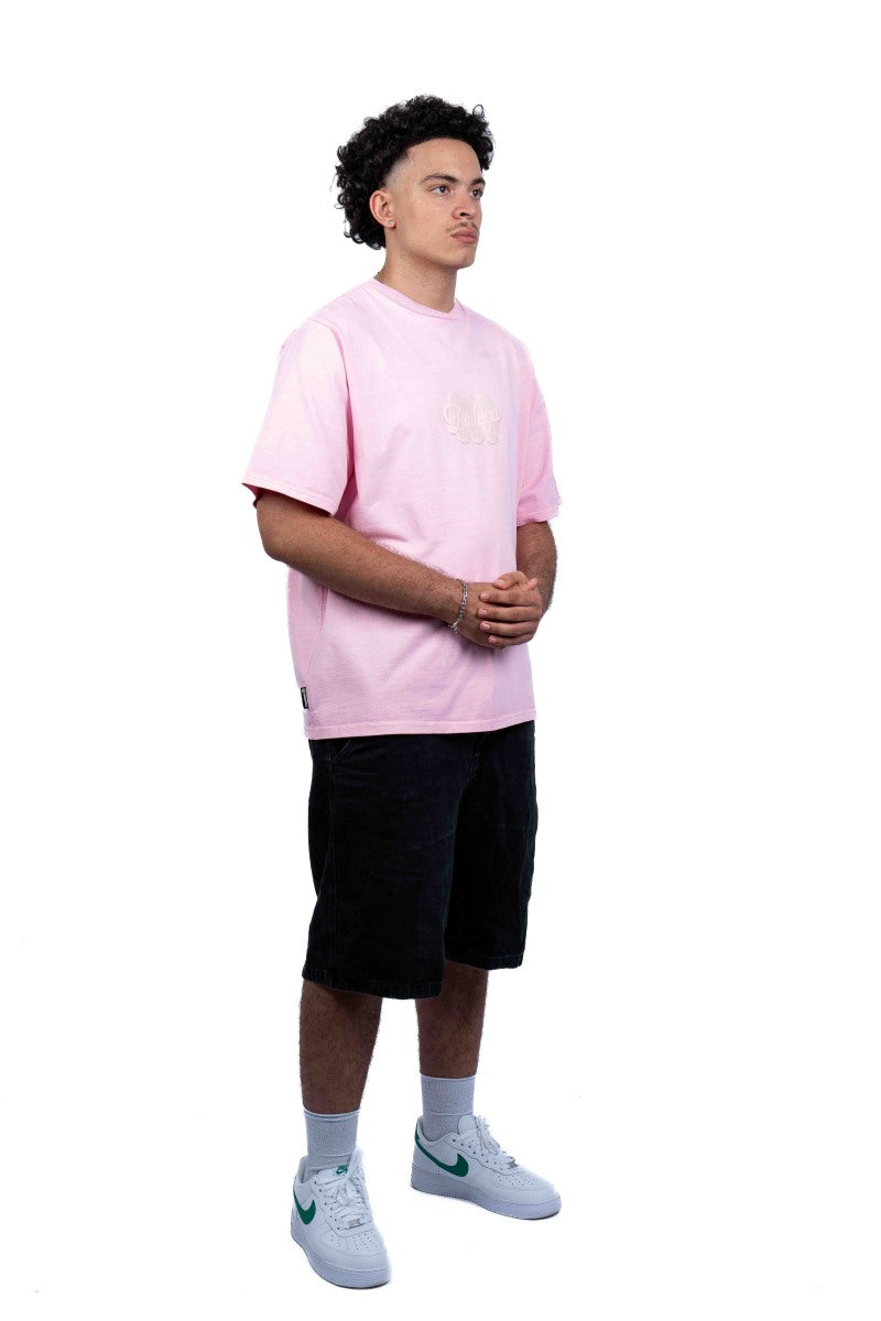 American Bodega Pink Puff Logo Tee - Mens