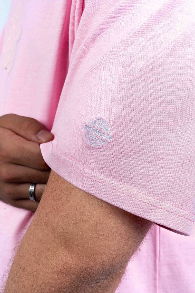 American Bodega Pink Puff Logo Tee - Mens