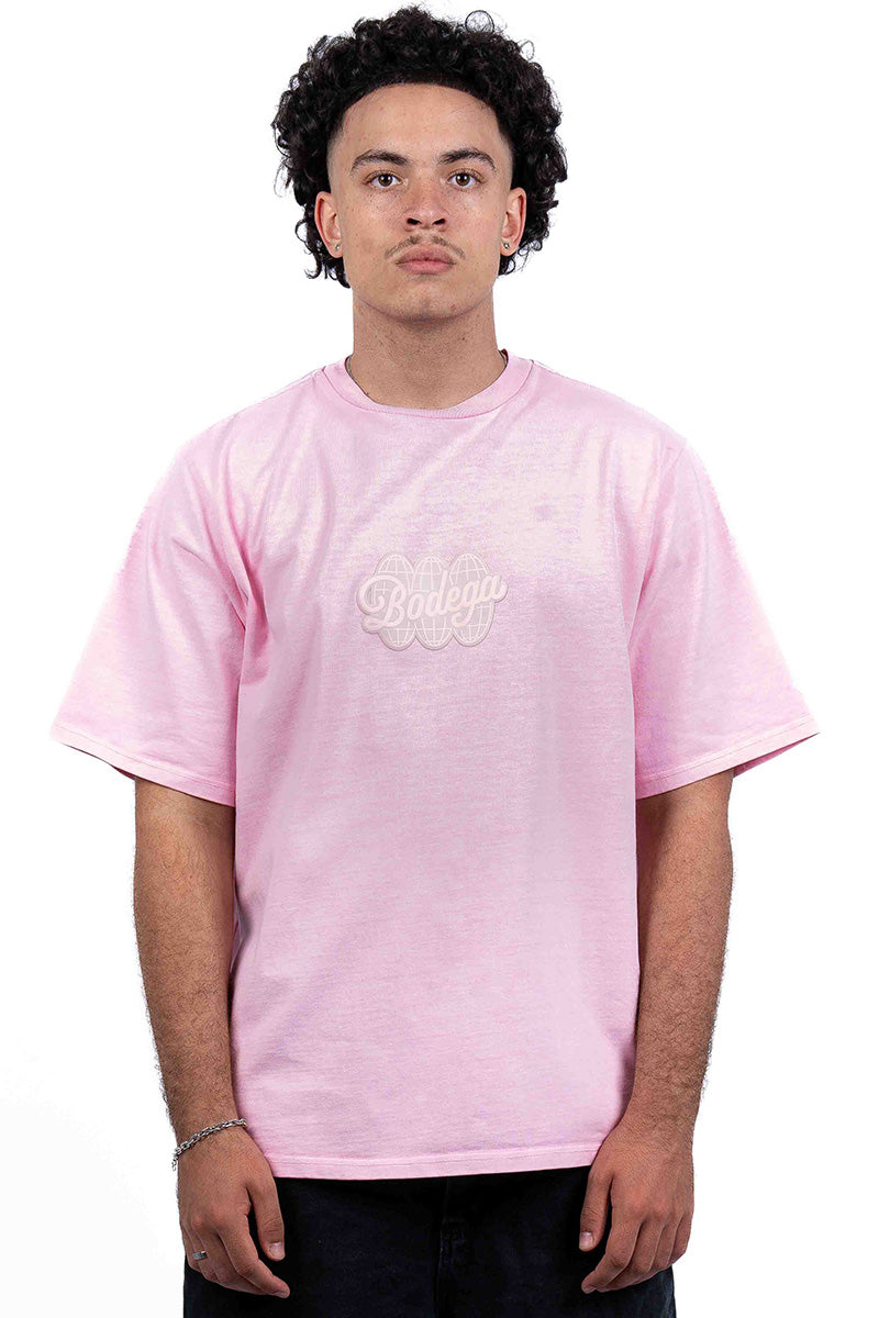 American Bodega Pink Puff Logo Tee - Mens
