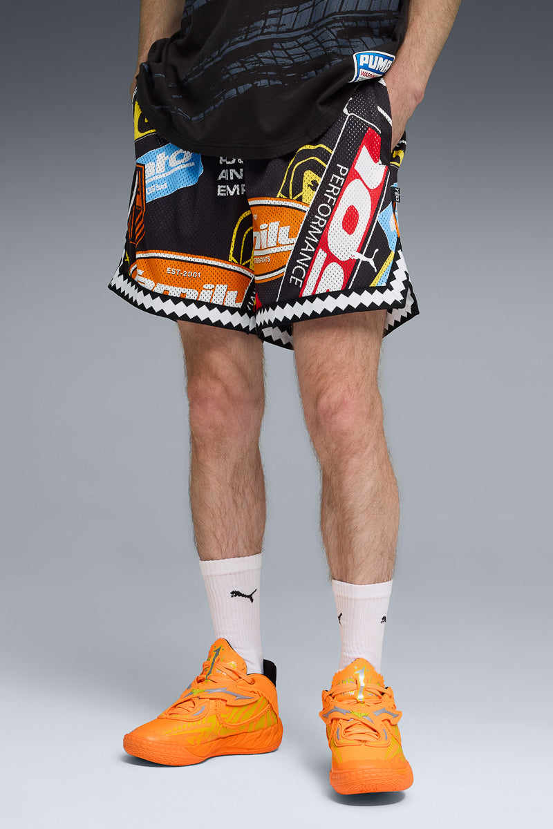 PUMA x FAST & FURIOUS REVERSIBLE MESH SHORTS  - Mens