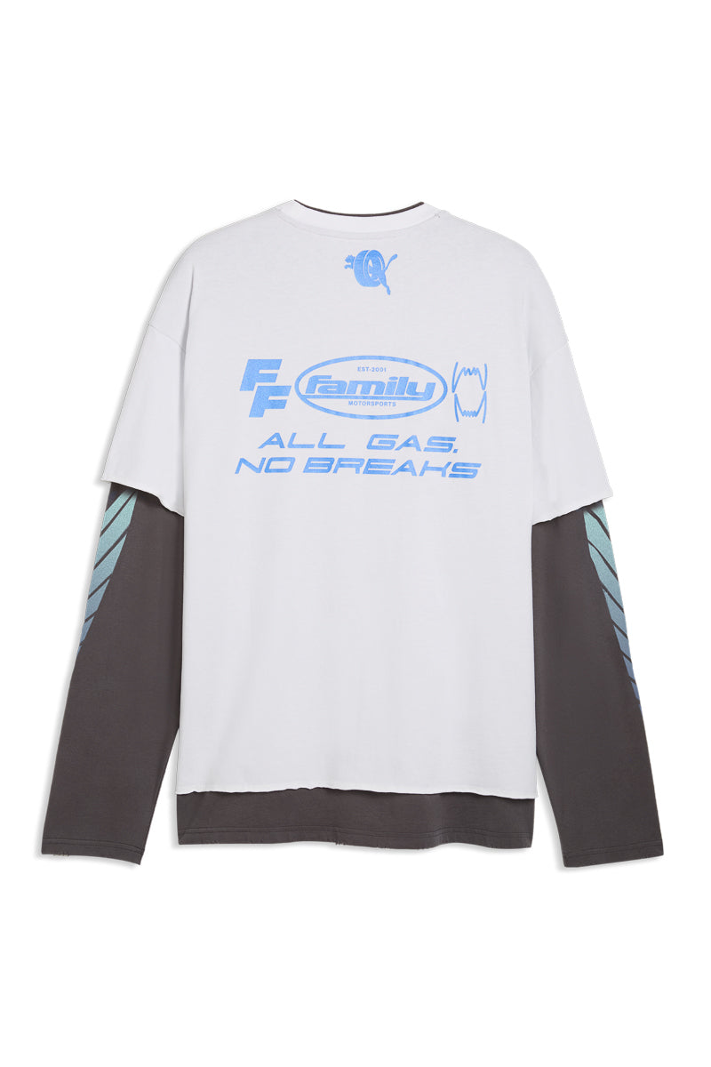 PUMA x FAST & FURIOUS DOUBLE LAYERED LONG SLEEVE TEE - Mens