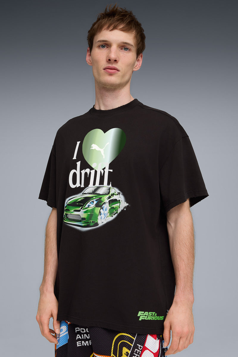 PUMA x FAST & FURIOUS "I LOVE DRIFT" TEE - Mens