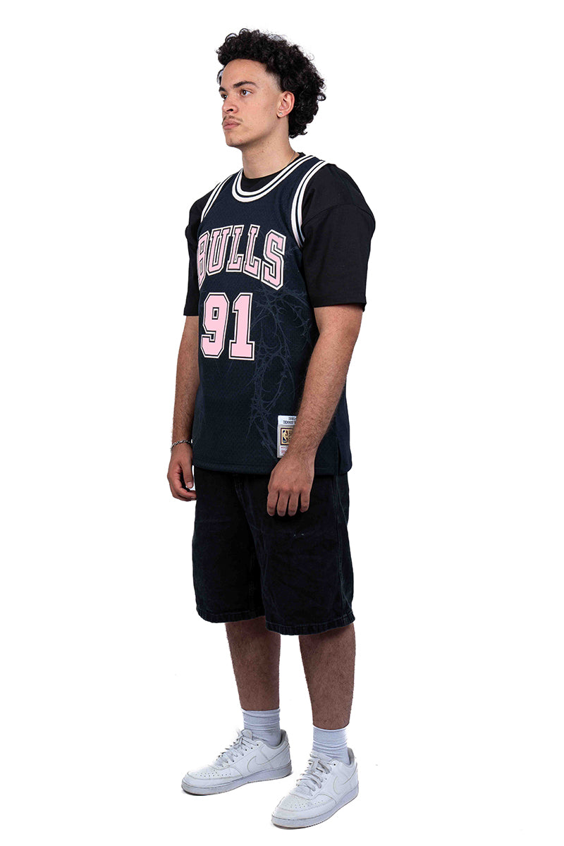 Chicago Bulls Rodman Cyber Sigil Jersey - Mens