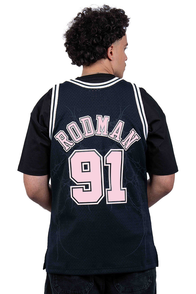 Chicago Bulls Rodman Cyber Sigil Jersey - Mens