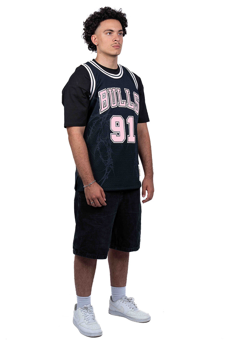 Chicago Bulls Rodman Cyber Sigil Jersey - Mens