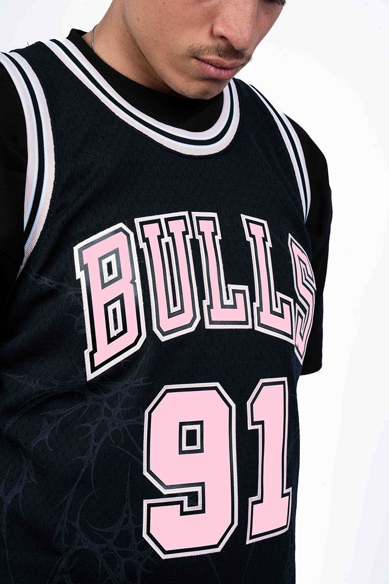 Chicago Bulls Rodman Cyber Sigil Jersey - Mens