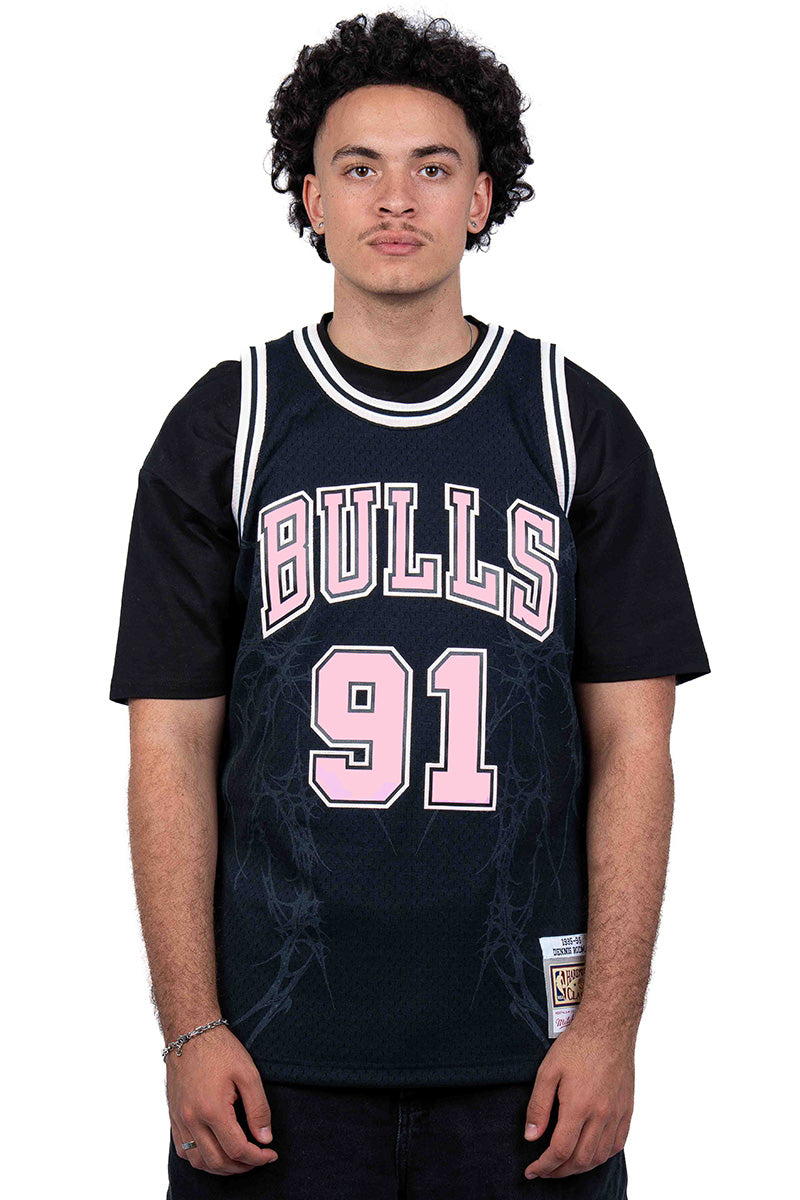Chicago Bulls Rodman Cyber Sigil Jersey - Mens