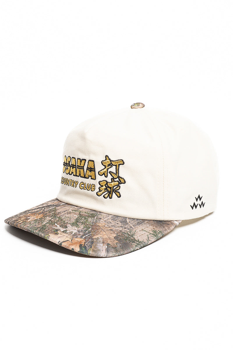 Osaka Country Club Camo Snapback Cap