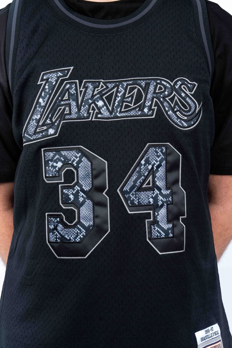 LA Lakers O'Neal Snakeskin Jersey - Mens