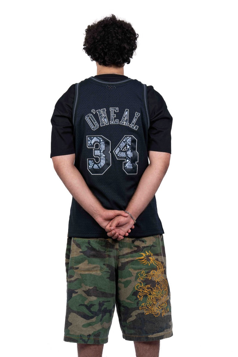 LA Lakers O'Neal Snakeskin Jersey - Mens