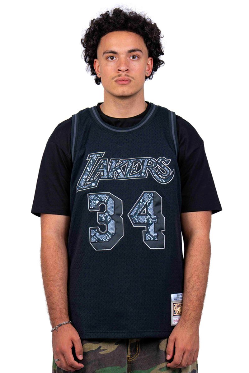 LA Lakers O'Neal Snakeskin Jersey - Mens