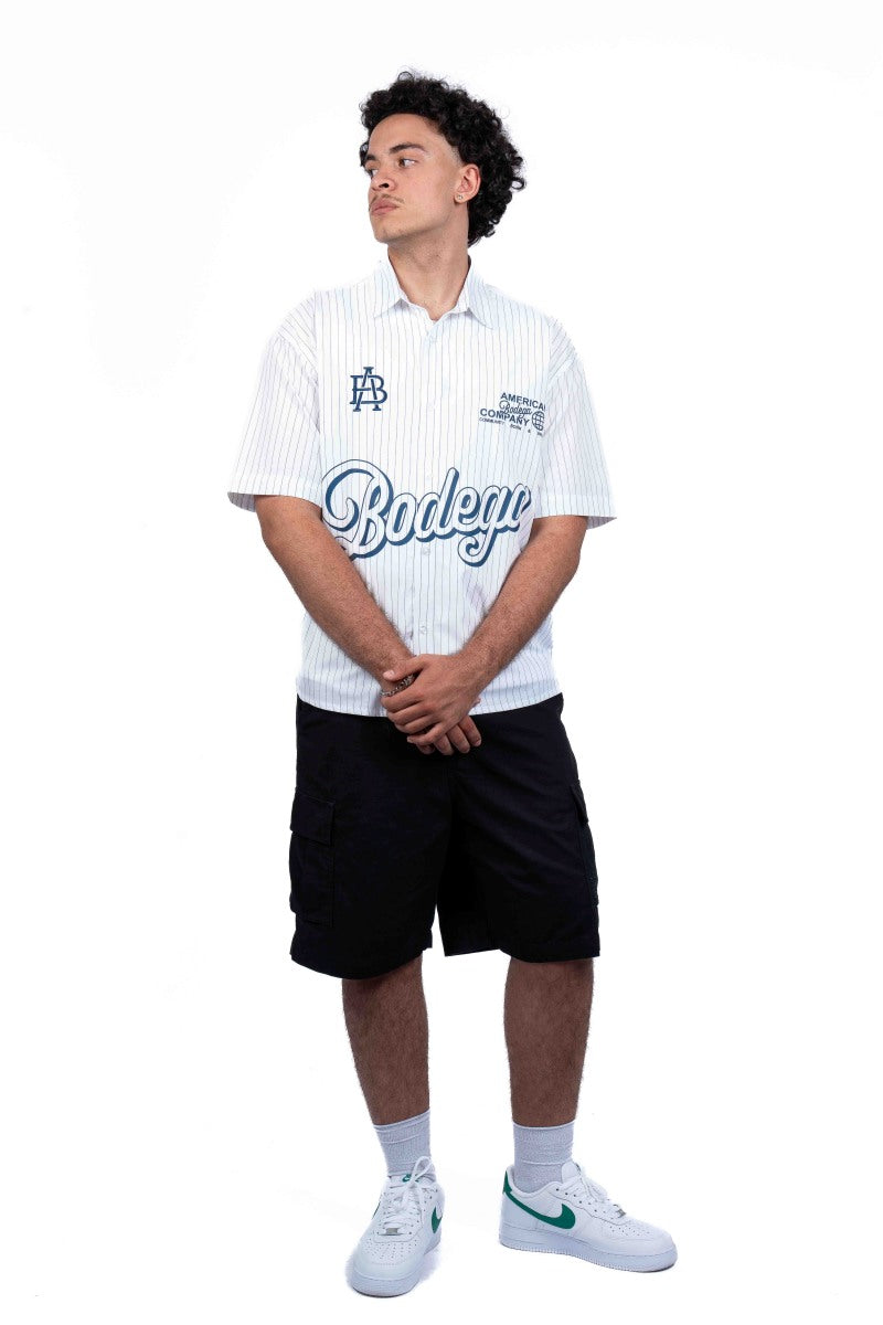 American Bodega Short Sleeve Stripe Shirt - Mens