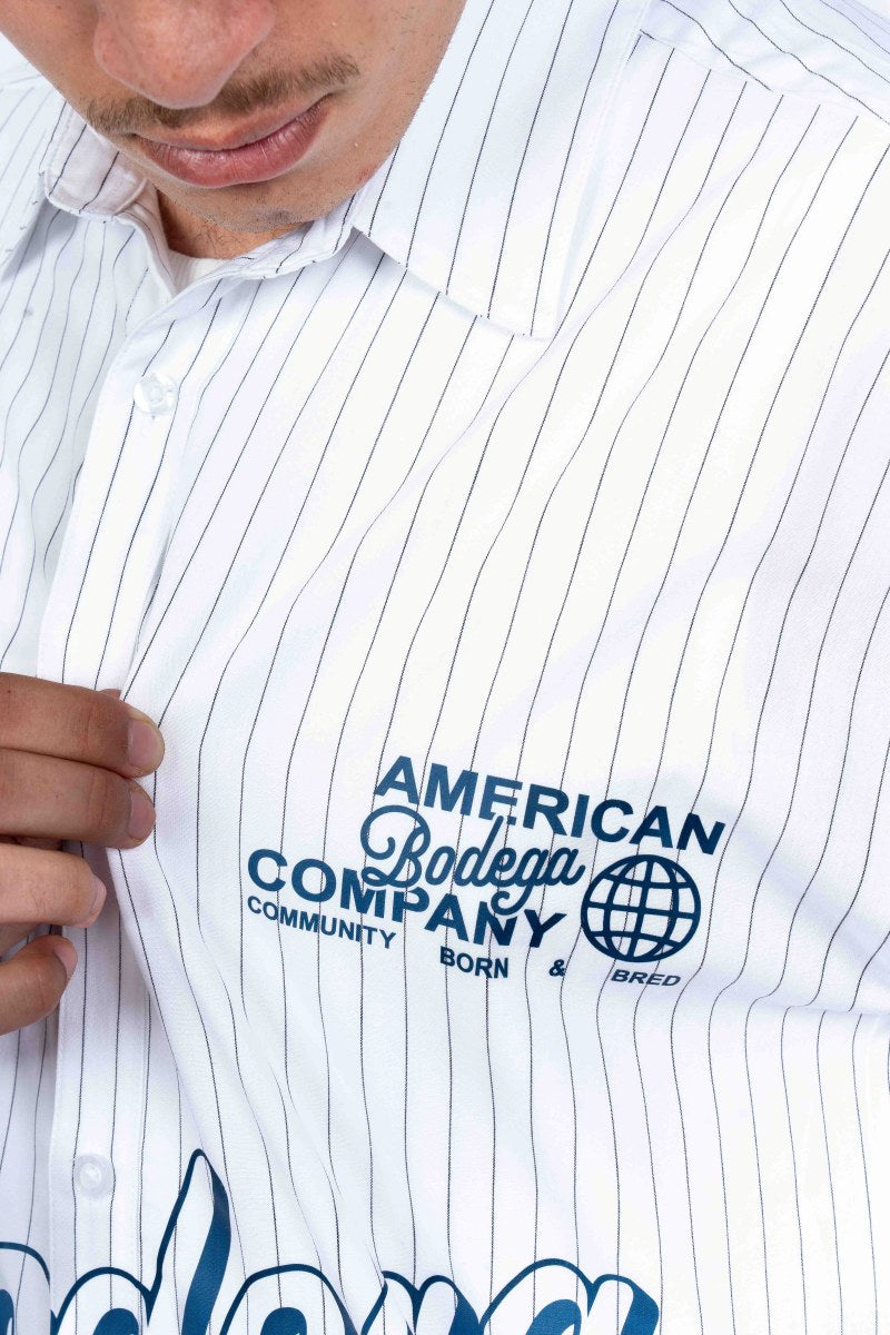 American Bodega Short Sleeve Stripe Shirt - Mens