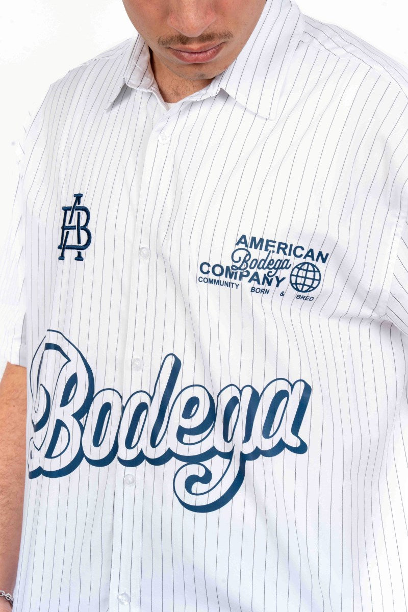 American Bodega Short Sleeve Stripe Shirt - Mens