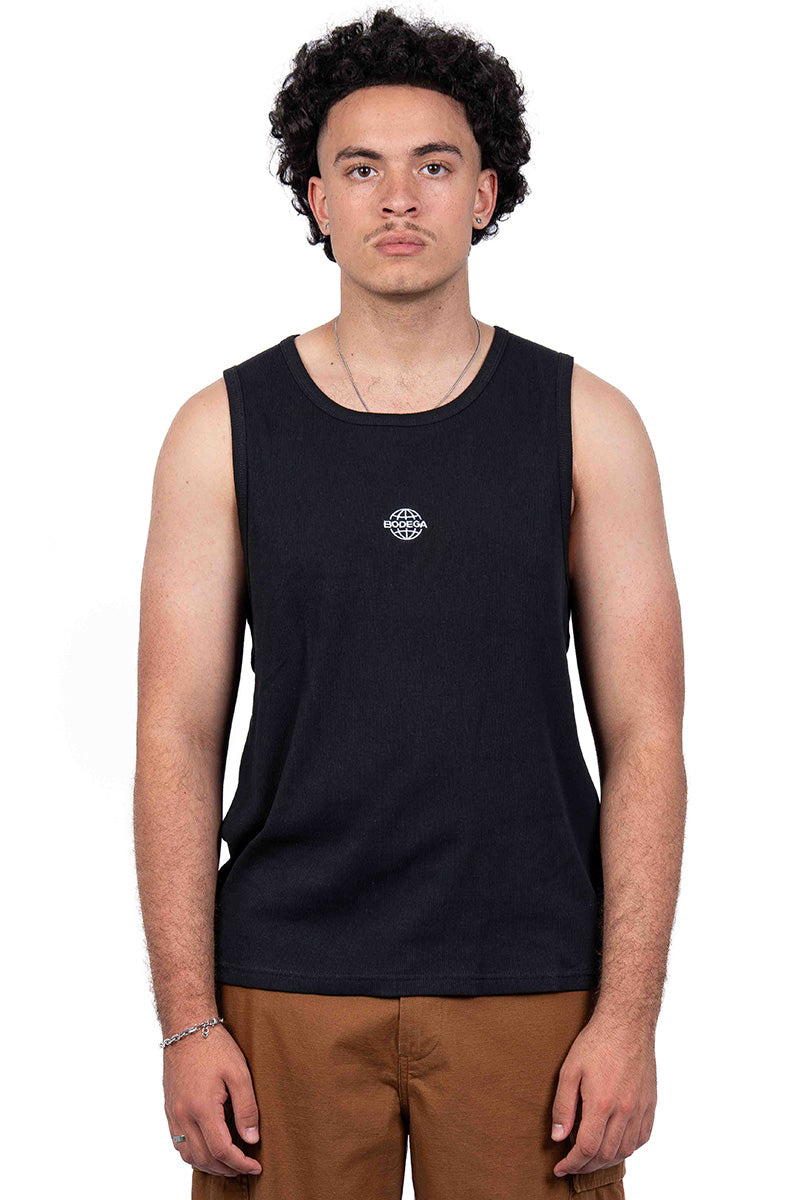 American Bodega Black Singlet - Mens