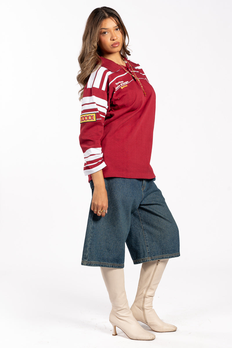 State of Origin QLD Maroons 1996 Retro Jersey - Womens