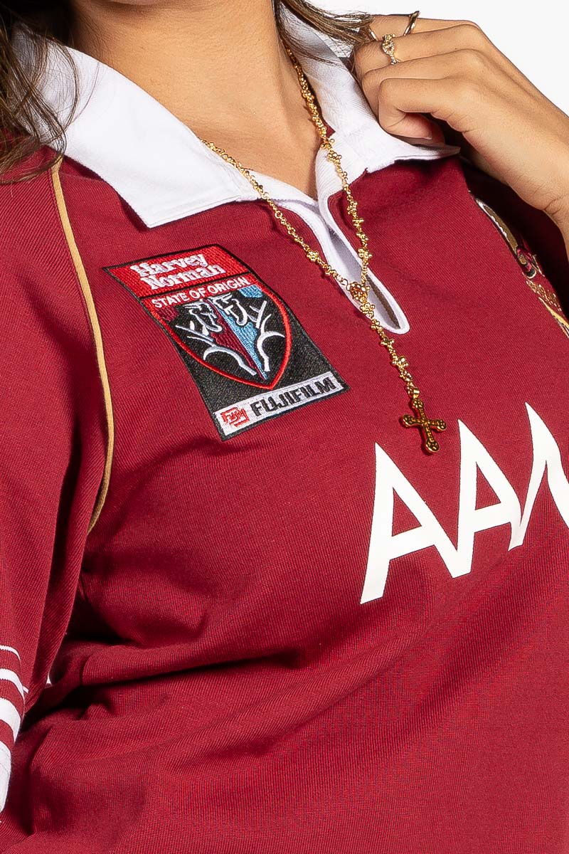 State of Origin QLD Maroons 2006 Retro Jersey - Womens