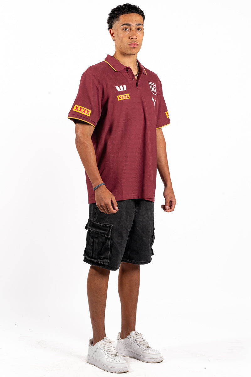 State of Origin QLD Maroons Polo Shirt - Mens
