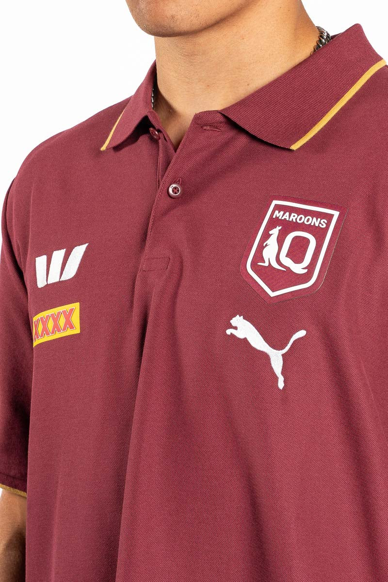 State of Origin QLD Maroons Polo Shirt - Mens