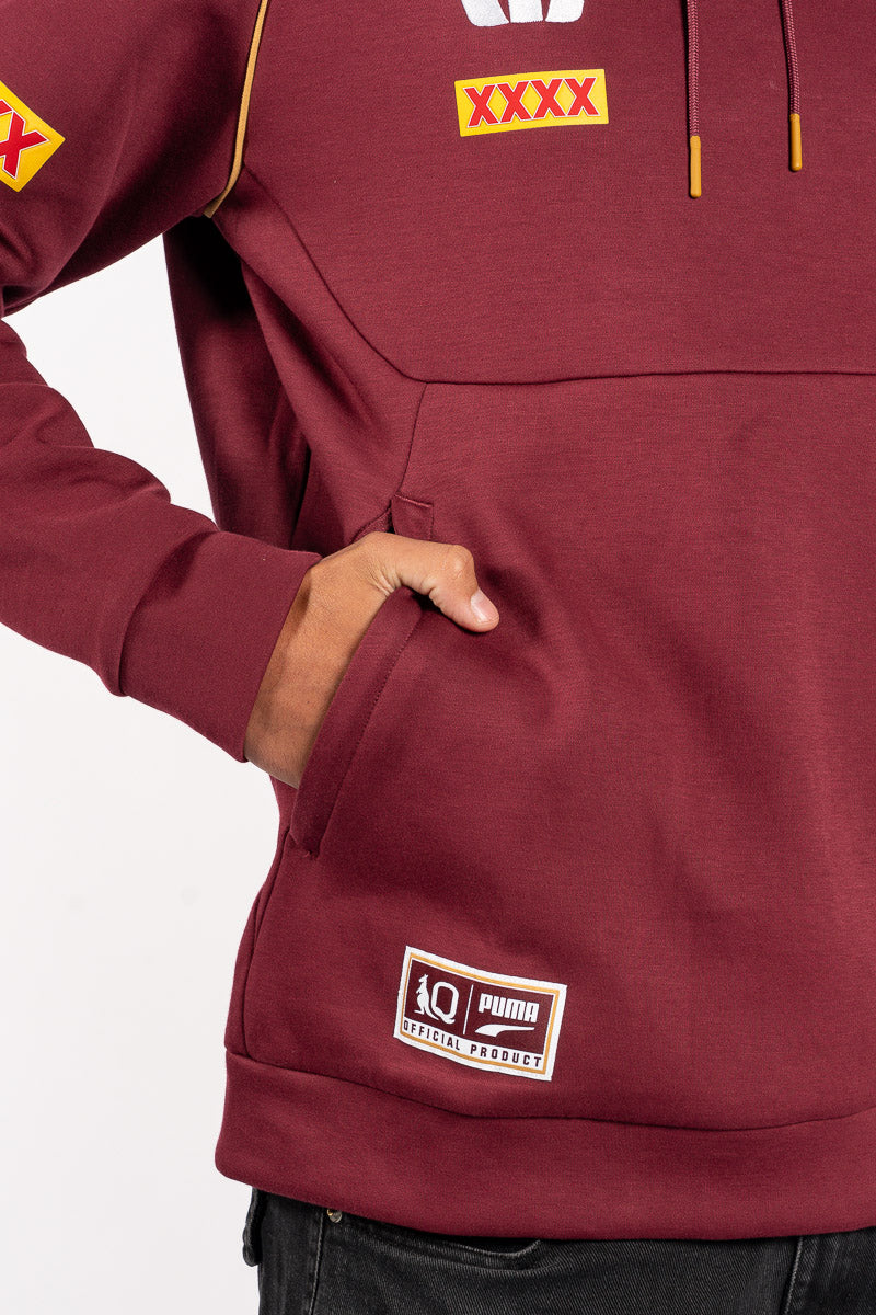 State of Origin QLD Maroons Team Hoodie - Mens